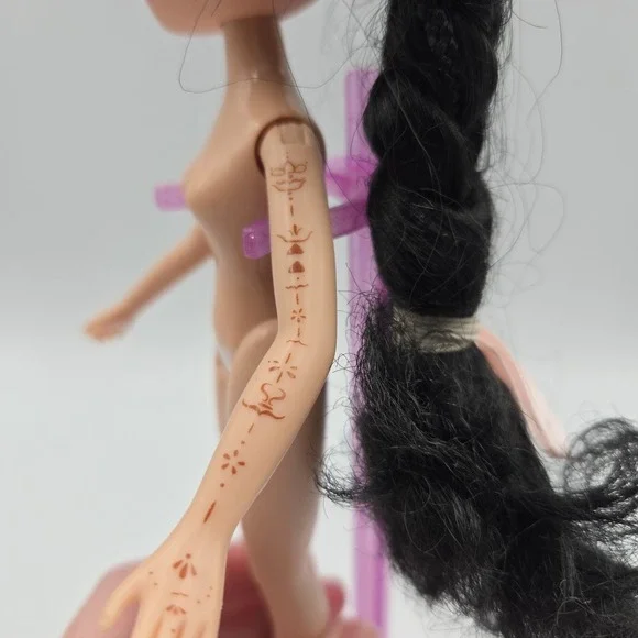 RARE Bratz Genie Magic Jade Doll Hard To Find Braided Hair Vintage Henna Tattoo - Picture 4 of 10
